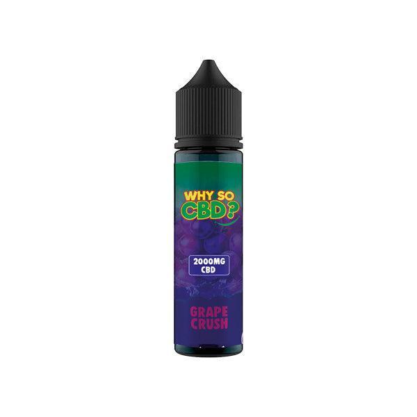 Why So CBD? 2000mg Full Spectrum CBD E-liquid 60ml - remedykartelcbd1stop