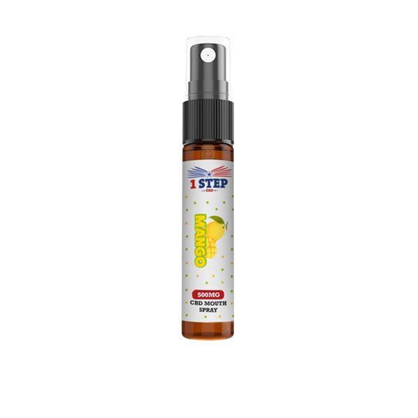1 Step CBD 500mg CBD Mouth Spray 10ml (BUY 1 GET 1 FREE) - remedykartelcbd1stop
