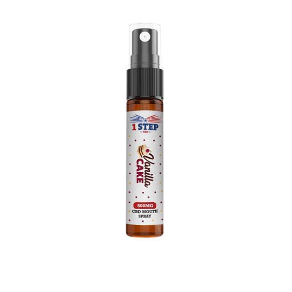1 Step CBD 500mg CBD Mouth Spray 10ml (BUY 1 GET 1 FREE) - remedykartelcbd1stop