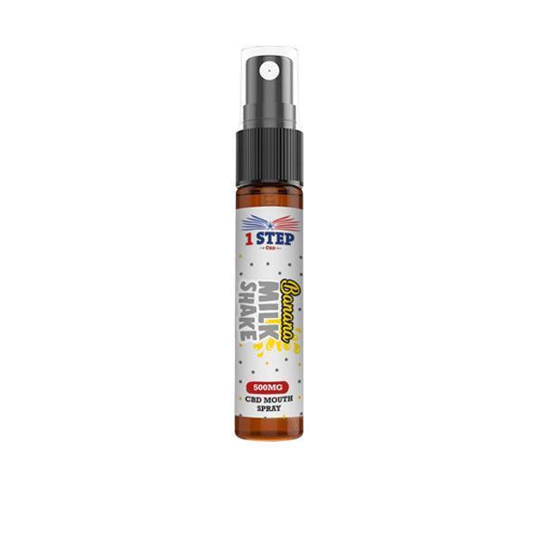 1 Step CBD 500mg CBD Mouth Spray 10ml (BUY 1 GET 1 FREE) - remedykartelcbd1stop