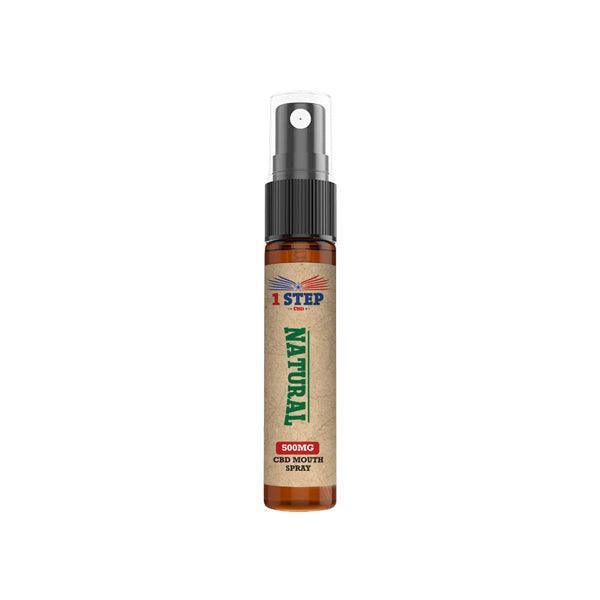 1 Step CBD 500mg CBD Natural Mouth Spray 10ml (BUY 1 GET 1 FREE) - remedykartelcbd1stop