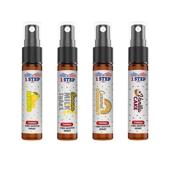 1 Step CBD 750mg CBD Mouth Spray 10ml (BUY 1 GET 1 FREE) - remedykartelcbd1stop
