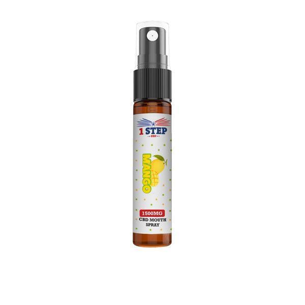 1 Step CBD 1500mg CBD Mouth Spray 10ml (BUY 1 GET 1 FREE) - remedykartelcbd1stop