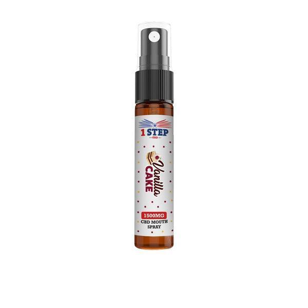 1 Step CBD 1500mg CBD Mouth Spray 10ml (BUY 1 GET 1 FREE) - remedykartelcbd1stop