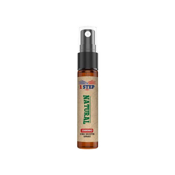1 Step CBD 1500mg CBD Natural Mouth Spray 10ml (BUY 1 GET 1 FREE) - remedykartelcbd1stop