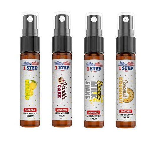 1 Step CBD 2000mg CBD Mouth Spray 10ml (BUY 1 GET 1 FREE) - remedykartelcbd1stop