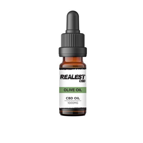 Realest CBD 1000mg CBD 10ml Olive Oil (BUY 1 GET 1 FREE) - remedykartelcbd1stop
