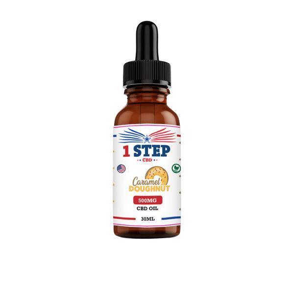 1 Step CBD 500mg CBD Flavoured Oil 30ml (BUY 1 GET 1 FREE) - remedykartelcbd1stop