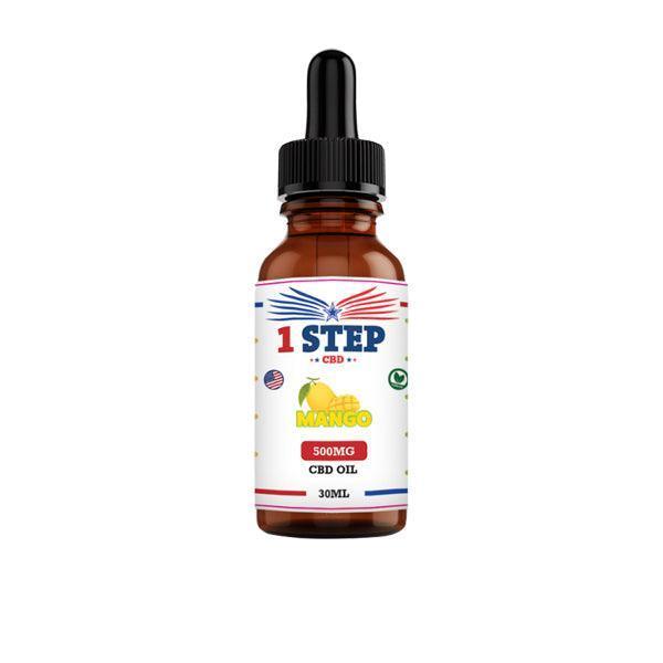 1 Step CBD 500mg CBD Flavoured Oil 30ml (BUY 1 GET 1 FREE) - remedykartelcbd1stop
