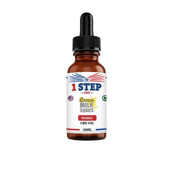 1 Step CBD 500mg CBD Flavoured Oil 30ml (BUY 1 GET 1 FREE) - remedykartelcbd1stop