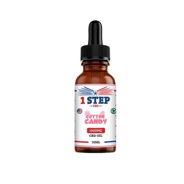 1 Step CBD 1000mg CBD Flavoured Oil 30ml (BUY 1 GET 1 FREE) - remedykartelcbd1stop