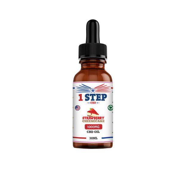 1 Step CBD 1000mg CBD Flavoured Oil 30ml (BUY 1 GET 1 FREE) - remedykartelcbd1stop