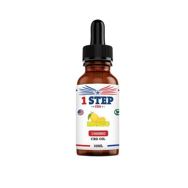 1 Step CBD 1500mg CBD Flavoured Oil 30ml (BUY 1 GET 1 FREE) - remedykartelcbd1stop