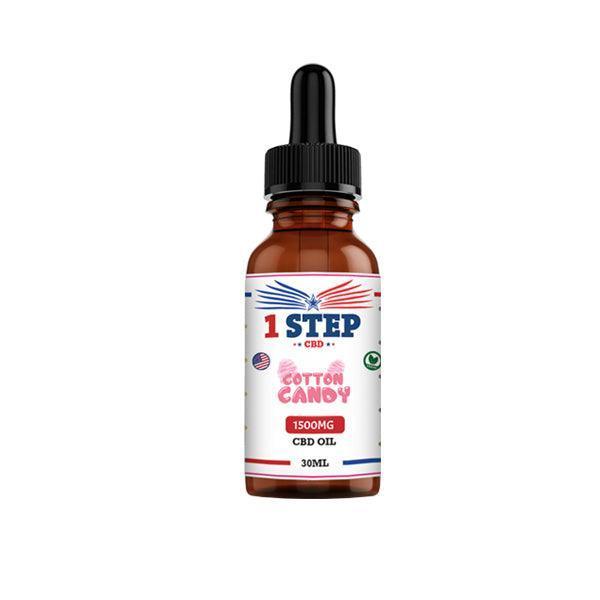1 Step CBD 1500mg CBD Flavoured Oil 30ml (BUY 1 GET 1 FREE) - remedykartelcbd1stop