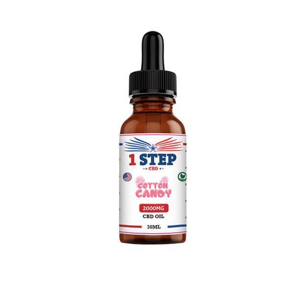 1 Step CBD 2000mg CBD Flavoured Oil 30ml (BUY 1 GET 1 FREE) - remedykartelcbd1stop
