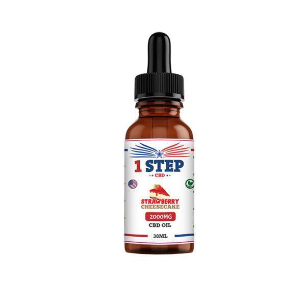 1 Step CBD 2000mg CBD Flavoured Oil 30ml (BUY 1 GET 1 FREE) - remedykartelcbd1stop