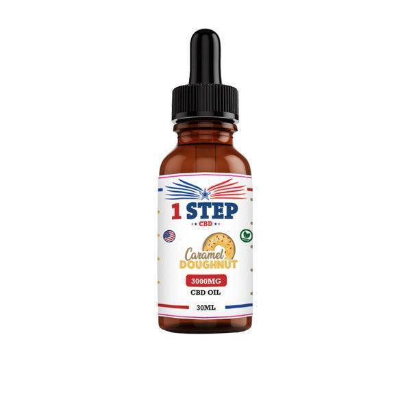 1 Step CBD 3000mg CBD Flavoured Oil 30ml (BUY 1 GET 1 FREE) - remedykartelcbd1stop