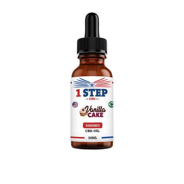 1 Step CBD 3000mg CBD Flavoured Oil 30ml (BUY 1 GET 1 FREE) - remedykartelcbd1stop