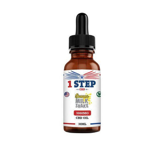 1 Step CBD 3000mg CBD Flavoured Oil 30ml (BUY 1 GET 1 FREE) - remedykartelcbd1stop