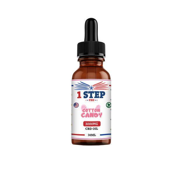 1 Step CBD 3000mg CBD Flavoured Oil 30ml (BUY 1 GET 1 FREE) - remedykartelcbd1stop