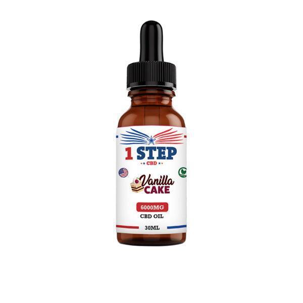 1 Step CBD 6000mg CBD Flavoured Oil 30ml (BUY 1 GET 1 FREE) - remedykartelcbd1stop
