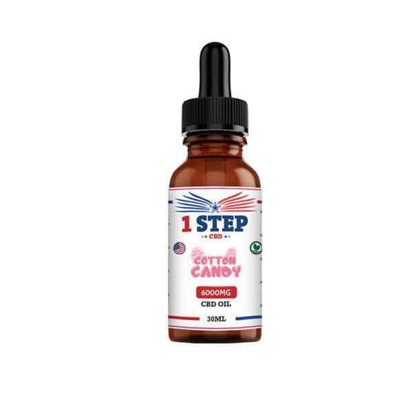 1 Step CBD 6000mg CBD Flavoured Oil 30ml (BUY 1 GET 1 FREE) - remedykartelcbd1stop