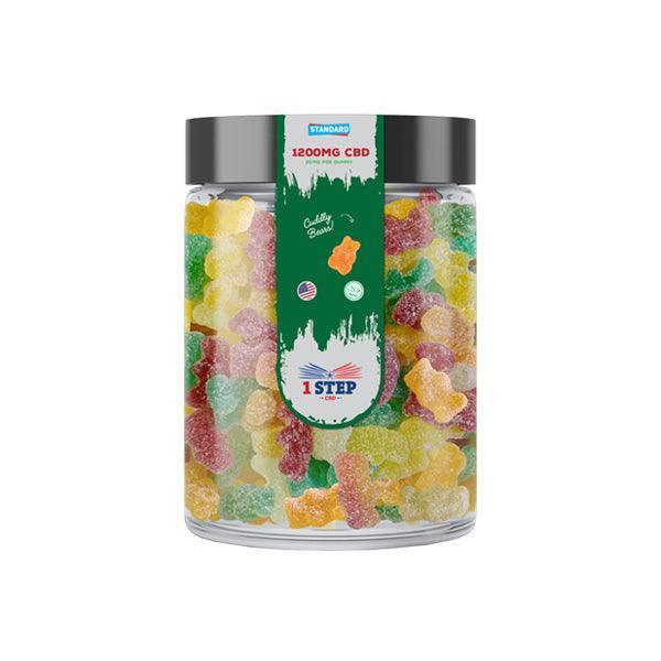 1 Step CBD Standard Gummies 1200mg (400g) (BUY 1 GET 1 FREE) - remedykartelcbd1stop