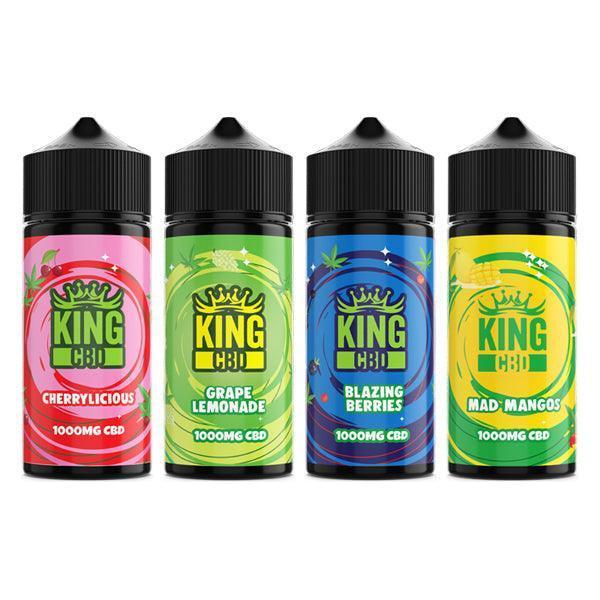 King CBD 1000mg CBD E-liquid 120ml (BUY 1 GET 1 FREE) - remedykartelcbd1stop