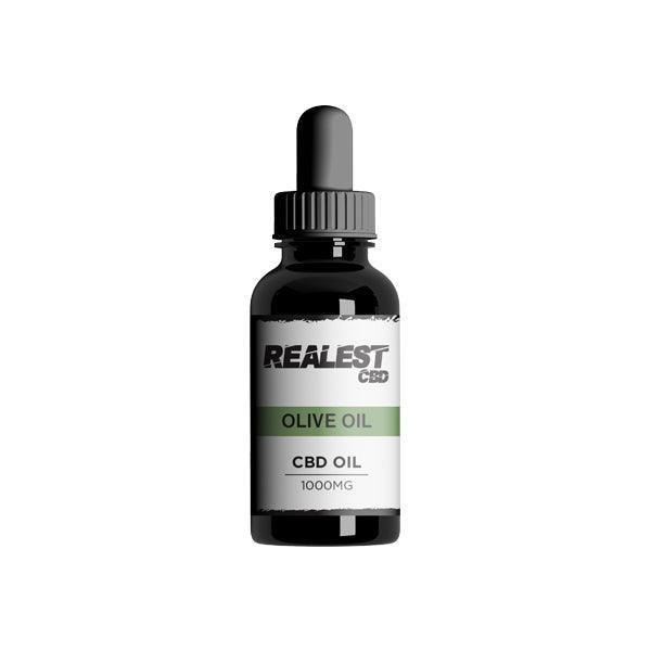 Realest CBD 1000mg CBD Olive Oil - 30ml (BUY 1 GET 1 FREE) - remedykartelcbd1stop