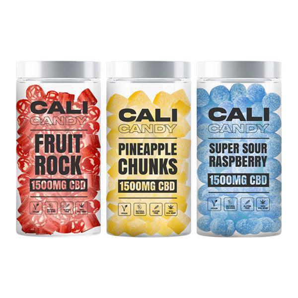 CALI CANDY 1500mg CBD Vegan Sweets (Large) - 10 Flavours - remedykartelcbd1stop