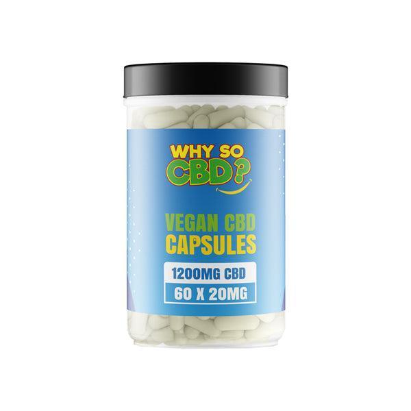 Why So CBD? 1200mg CBD Vegan Capsules - 60 Caps - remedykartelcbd1stop
