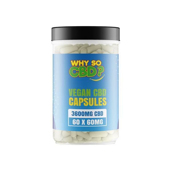 Why So CBD? 3600mg CBD Vegan Capsules - 60 Caps - remedykartelcbd1stop