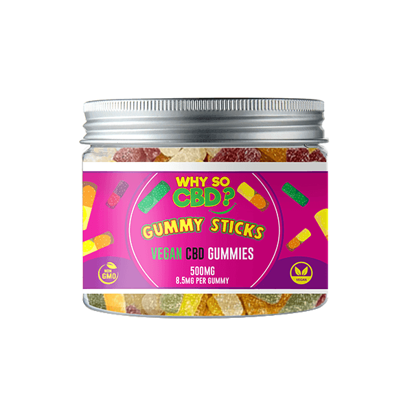 Why So CBD? 500mg CBD Small Vegan Gummies - 11 Flavours - remedykartelcbd1stop
