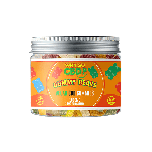 Why So CBD? 1000mg CBD Small Vegan Gummies - 11 Flavours - remedykartelcbd1stop