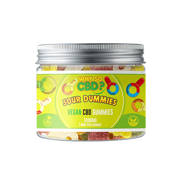 Why So CBD? 1000mg CBD Small Vegan Gummies - 11 Flavours - remedykartelcbd1stop