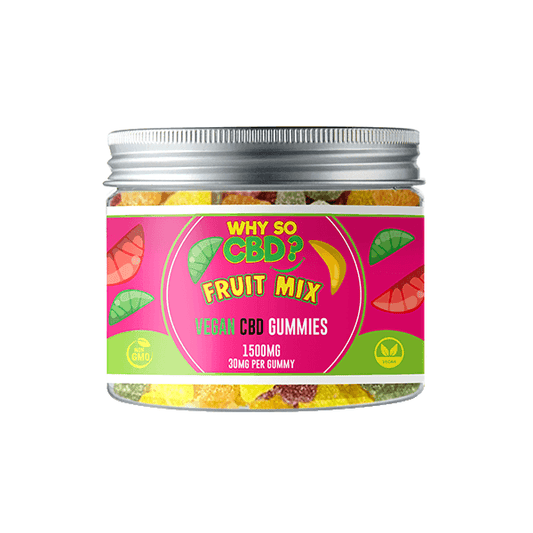Why So CBD? 1500mg CBD Small Vegan Gummies - 11 Flavours - remedykartelcbd1stop