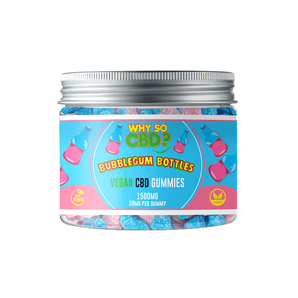 Why So CBD? 1500mg CBD Small Vegan Gummies - 11 Flavours - remedykartelcbd1stop