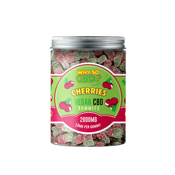 Why So CBD? 2000mg CBD Large Vegan Gummies - 11 Flavours - remedykartelcbd1stop
