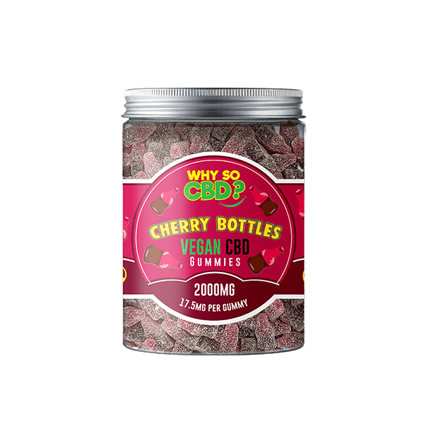 Why So CBD? 2000mg CBD Large Vegan Gummies - 11 Flavours - remedykartelcbd1stop