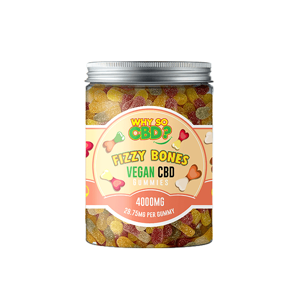 Why So CBD? 4000mg CBD Large Vegan Gummies - 11 Flavours - remedykartelcbd1stop