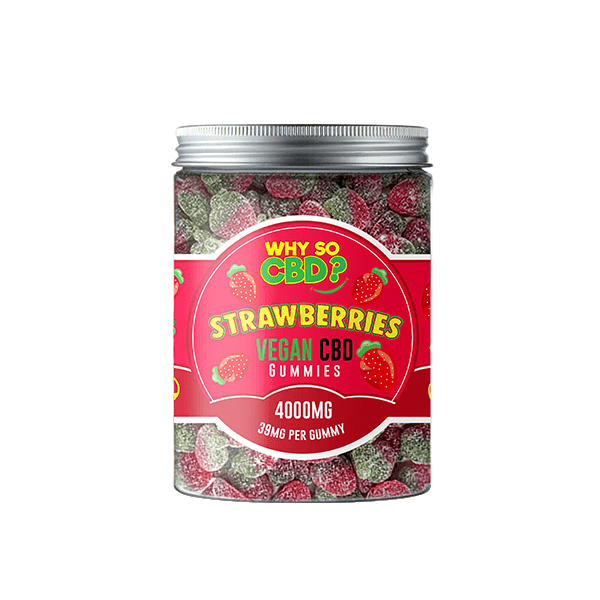 Why So CBD? 4000mg CBD Large Vegan Gummies - 11 Flavours - remedykartelcbd1stop