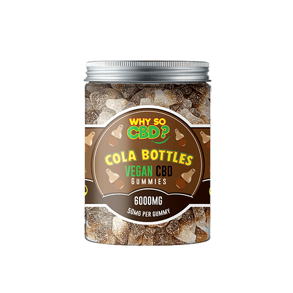 Why So CBD? 6000mg CBD Large Vegan Gummies - 11 Flavours - remedykartelcbd1stop