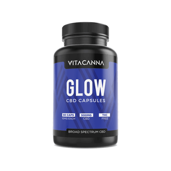 Vita Canna 500mg Broad Spectrum CBD Vegan Capsules - 50 Caps - remedykartelcbd1stop