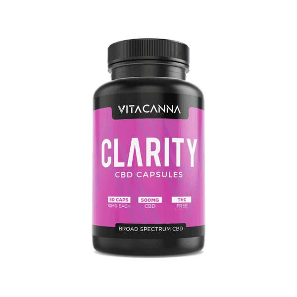 Vita Canna 500mg Broad Spectrum CBD Vegan Capsules - 50 Caps - remedykartelcbd1stop