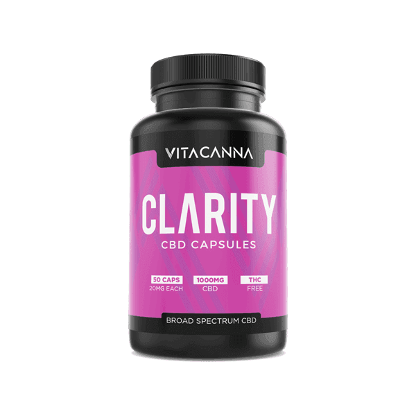 Vita Canna 1000mg Broad Spectrum CBD Vegan Capsules - 50 Caps - remedykartelcbd1stop