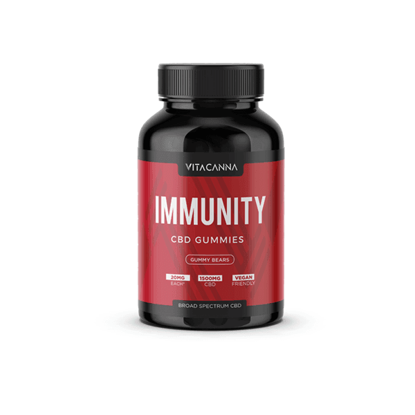 Vita Canna Broad Spectrum 1500mg CBD Vegan Gummy Bears - remedykartelcbd1stop