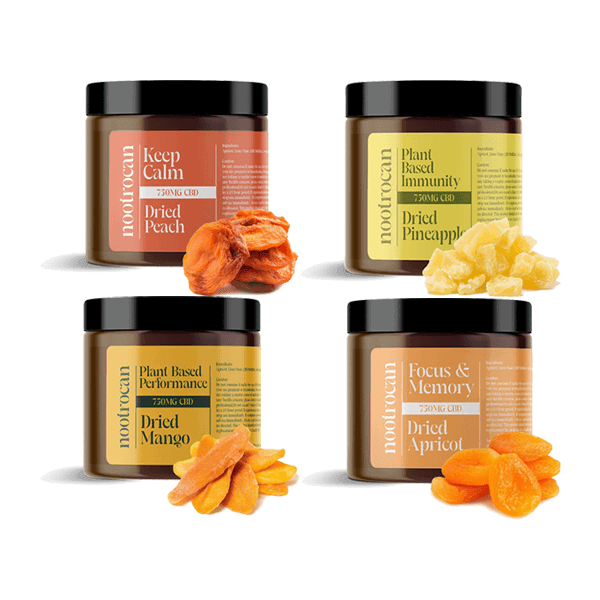 Nootrocan 375mg Full Spectrum CBD Nootropic Dried Fruits - 150g - remedykartelcbd1stop