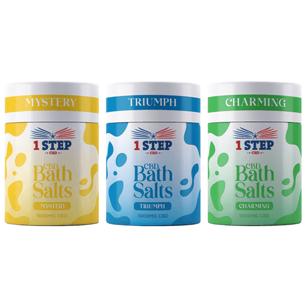 1 Step CBD 1000mg CBD Bath Salts - 500g (BUY 1 GET 1 FREE) - remedykartelcbd1stop