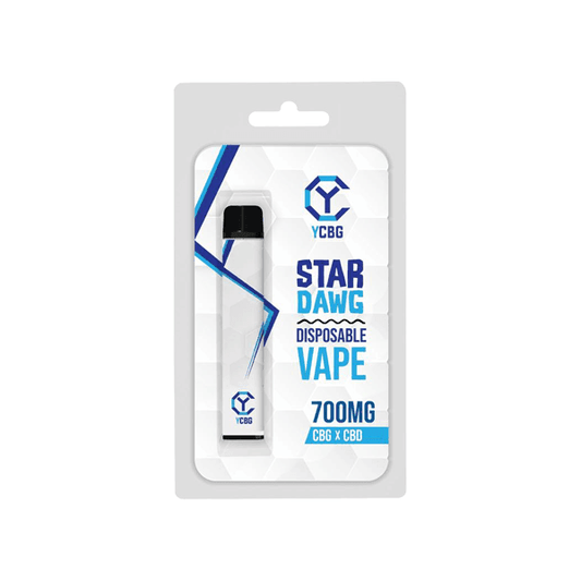 yCBG 700mg CBD + CBG Flowform Disposable Vape Pen (BUY 1 GET 1 FREE) - remedykartelcbd1stop