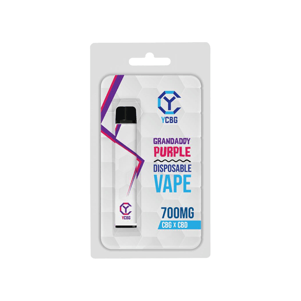 yCBG 700mg CBD + CBG Flowform Disposable Vape Pen (BUY 1 GET 1 FREE) - remedykartelcbd1stop